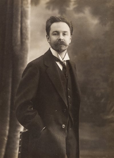 Portret van de componist Alexander Scriabin (1872-1915) door Anonymous Anonymous