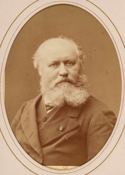 Portret van de componist Charles Gounod (1818-1893), Anoniem. Albumine Foto. Privécollectie door Anonymous Anonymous