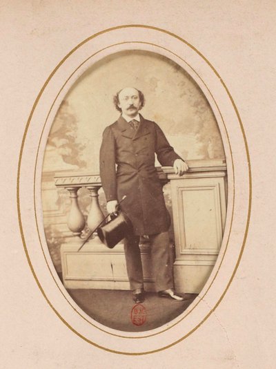 Portret van de componist Luigi Arditi (1822-1903), Anoniem. Albumine Foto. Privécollectie door Anonymous Anonymous