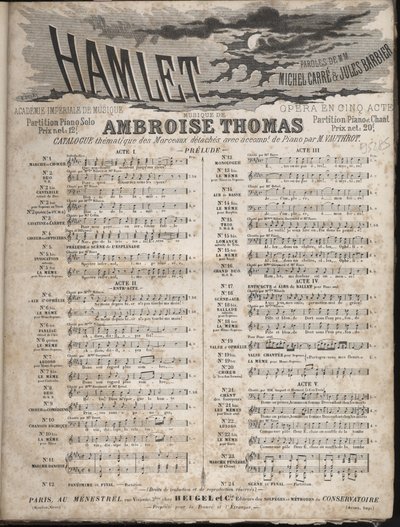 Partituur van 