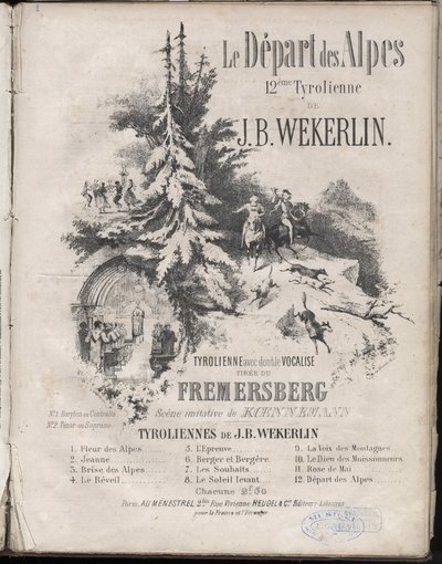 Bladmuziek van 