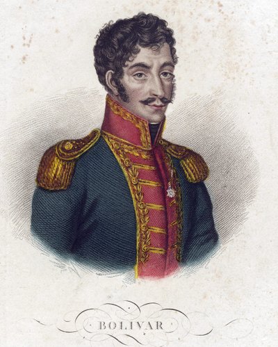 Simon Bolivar door Anonymous Anonymous