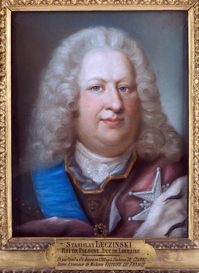 Portret van Stanislaw I Leszczynski, koning van Polen door Anonymous Anonymous