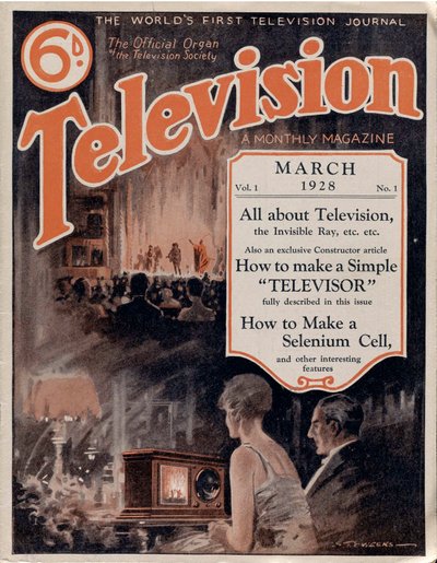 Televisie: Een maandelijks tijdschrift. Volume 1. Het eerste televisietijdschrift ter wereld door Anonymous Anonymous