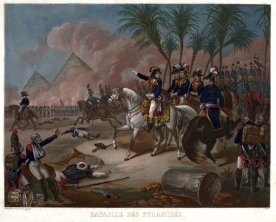 De slag bij de piramides (3 thermidor An VI, 21 juli 1798) door Anonymous Anonymous