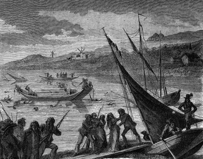De verdrinkingen van Nantes - De Terreur tijdens de Franse Revolutie: de verdrinkingen van Nantes door Anonymous Anonymous