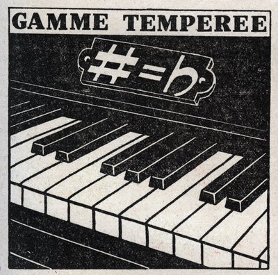 De kunst van geluiden: het getemperde bereik uitgevonden door Johann Sebastian Bach. door Anonymous Anonymous