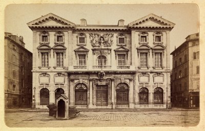 De stad Marseille en omgeving rond 1885-1890: het stadhuis door Anonymous Anonymous