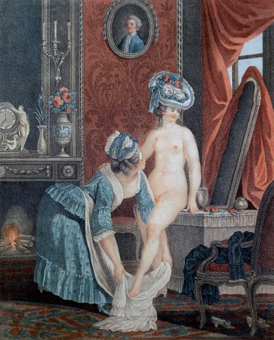 De toilet door Louis Marin Bonnet (1736-1793) door Anonymous Anonymous