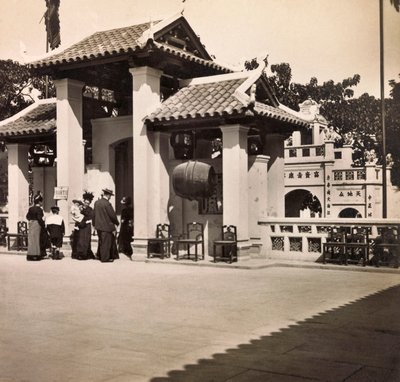 Wereldtentoonstelling van 1900 in Parijs: De Chinese sectie. Privécollectie door Anonymous Anonymous