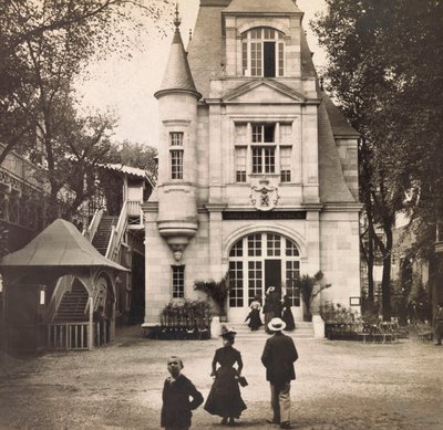Wereldtentoonstelling van 1900 in Parijs: Het paviljoen van Luxemburg door Anonymous Anonymous