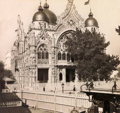 Wereldtentoonstelling van 1900 in Parijs: Het Paviljoen van Italië - privécollectie door Anonymous Anonymous