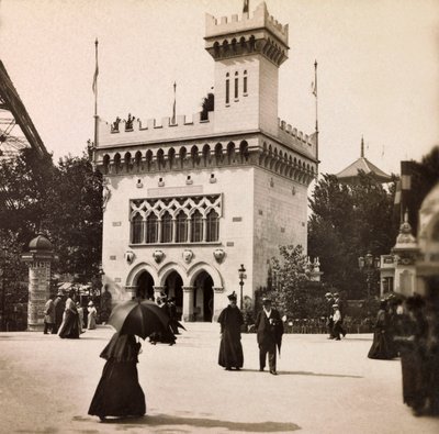 Wereldtentoonstelling van 1900 - Wereldtentoonstelling van 1900 in Parijs: Het paviljoen van San Marino door Anonymous Anonymous