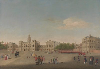Uitzicht op Horse Guards en Whitehall door Anonymous Anonymous