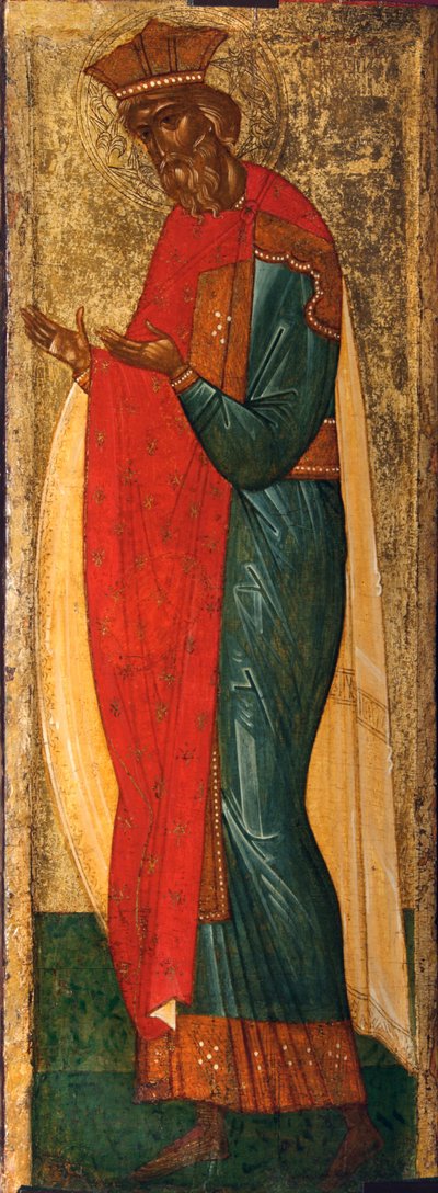 Sint Vladimir van Kiev, begin 15e eeuw door Anonymous Russian icon painter
