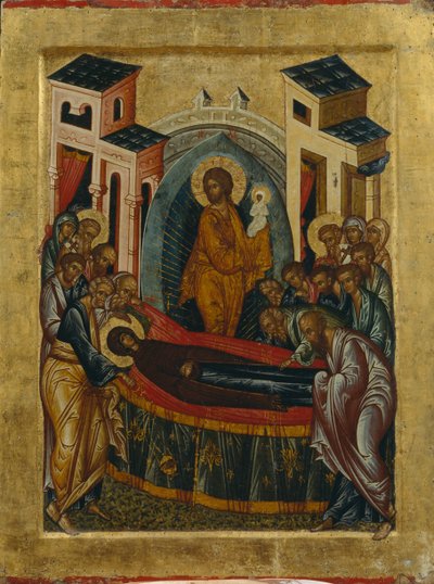 De Ontslaping van de Maagd, 1497 door Anonymous Russian icon painter