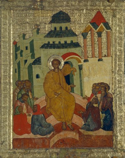 De Ongeloof van Sint Thomas door Anonymous Russian icon painter
