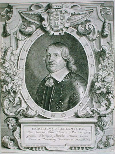 Frederik Willem, Keurvorst van Saksen, uit 