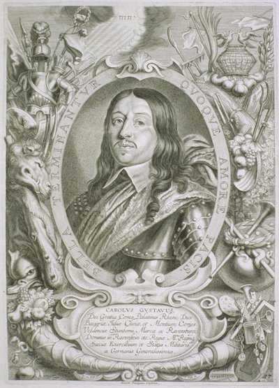 Karel X Gustaaf (1622-60) Koning van Zweden, uit 