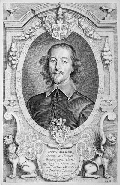 Otto von Guericke (1602-86) uit 