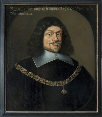 Portret van Maximilian von und zu Trauttmansdorff (1584-1650) door Anselmus van Hulle