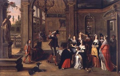 Een Spel van Boetes door Anthonie (circle of) Palamedesz