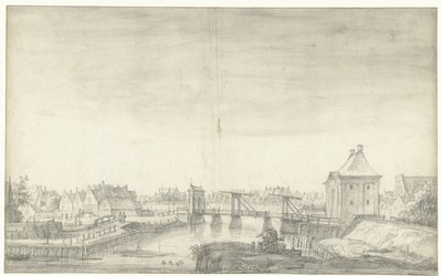 Derde Heiligewegspoort te Amsterdam door Anthonie Waterloo