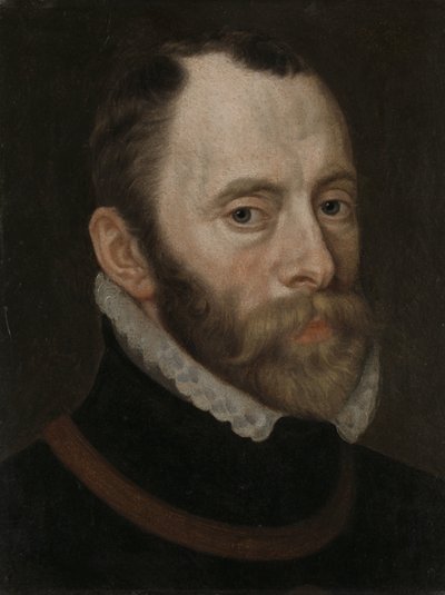 Portret van Philippe de Montmorency, graaf van Horne, admiraal van Nederland, lid van de Raad van State door Anthonis Mor (copy after)