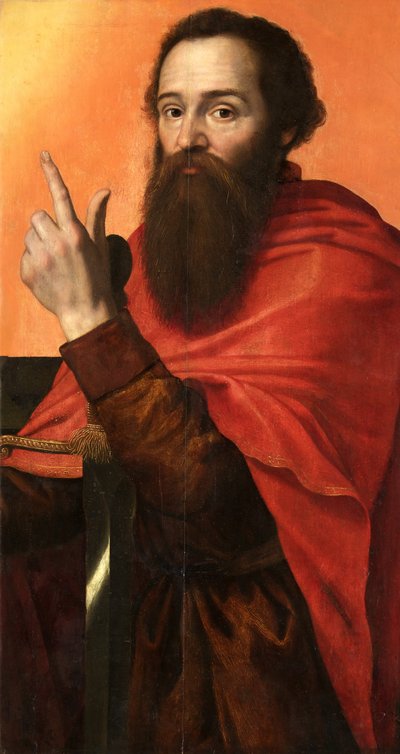 Sint Paulus door Anthonis Mor van Dashorst