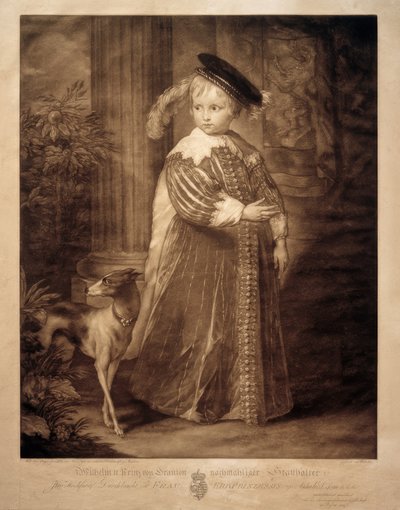 Willem II van Oranje-Nassau als kind door Anthony van Dyck