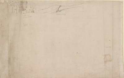 Panorama van Londen gezien vanaf Southwark: Lambeth, 1554 door Anthonis van den Wyngaerde