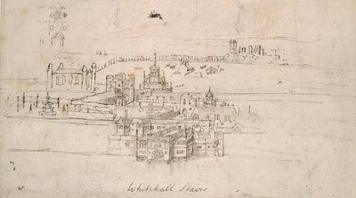 De Toren van Londen, ca. 1550-1560 door Anthonis van den Wyngaerde