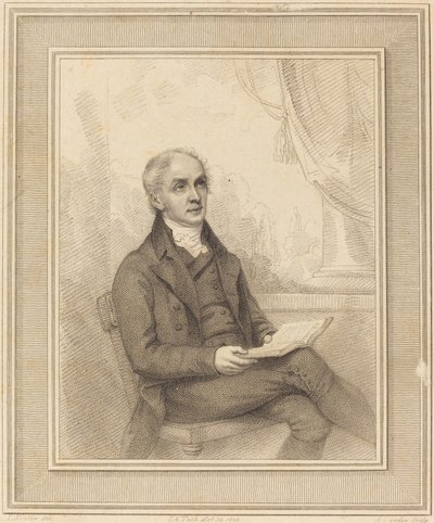 John Augustus Tulk door Anthony Cardon after Joseph Slater
