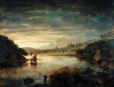 Een uitzicht op de rivier Neath in Glamorganshire door Anthony Devis