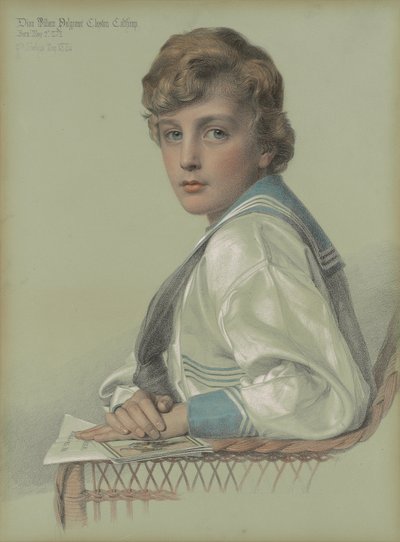 Dion William Palgrave Clayton Calthrop, acht jaar oud door Anthony Frederick Augustus Sandys