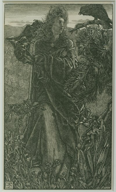 Harald Harfagr (ca. 940) door Anthony Frederick Augustus Sandys