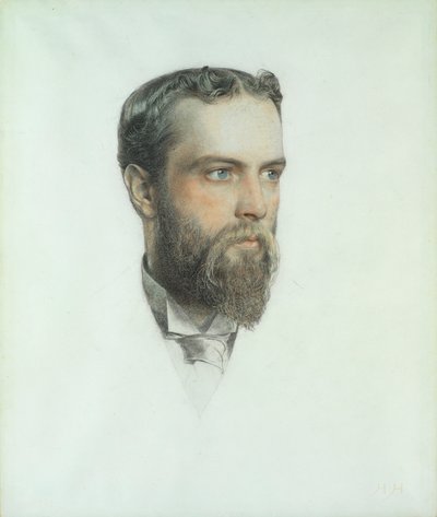 Hoofd van een man, 1904 door Anthony Frederick Augustus Sandys