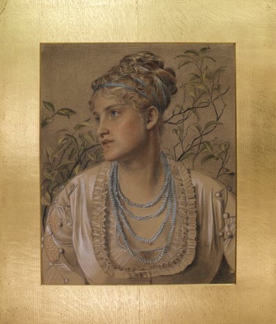 Mary Sandys (1845-1920), c.1871-73 door Anthony Frederick Augustus Sandys