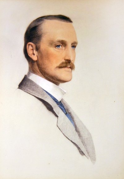 Portret van Sir Walter Palmer door Anthony Frederick Augustus Sandys