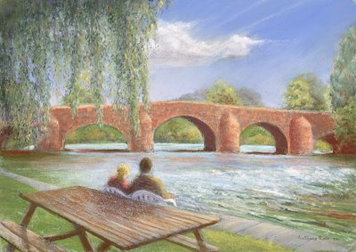 Brug over woelig water, 2002 door Anthony Rule