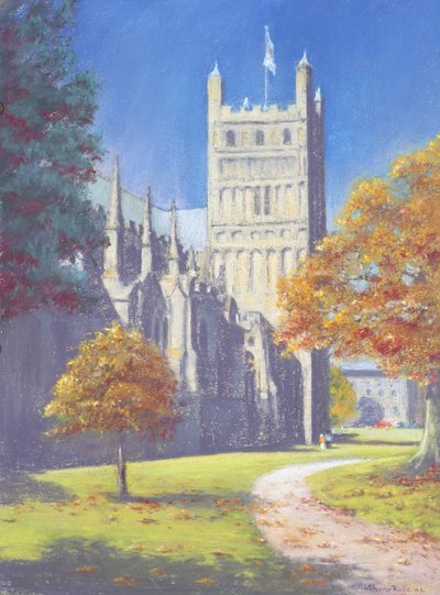 Exeter Cathedral - Noordtoren, 2003 door Anthony Rule