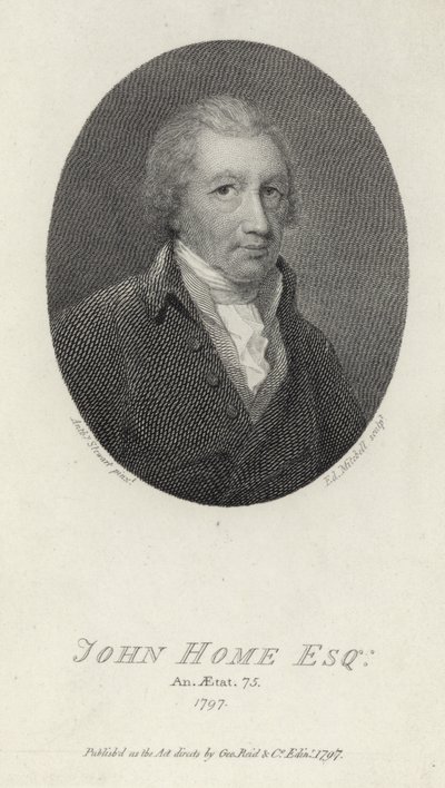 Portret van John Home door Anthony Stewart