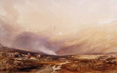 Snowdon door Anthony Vandyke Copley Fielding