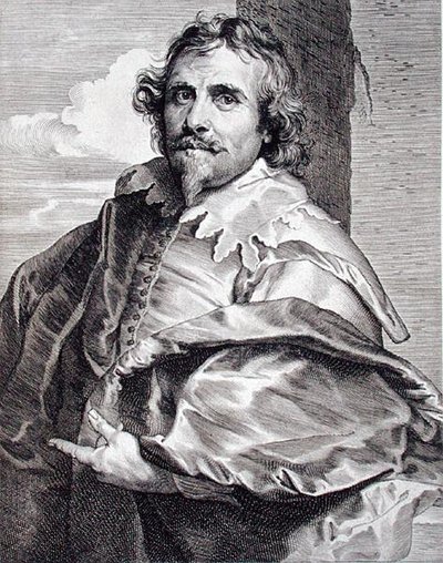 Daniel Mytens (ca.1590-ca.1647), gegraveerd door Paulus Pontius door Anthony van (after) Dyck