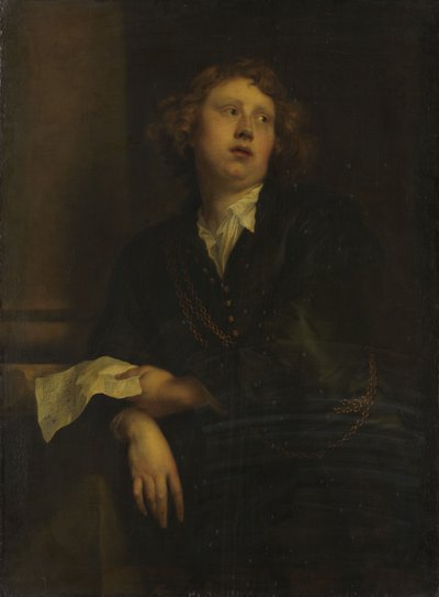 Portret van Hendrik Liberti, ca.1700 (olieverf op doek) door Anthony van (after) Dyck