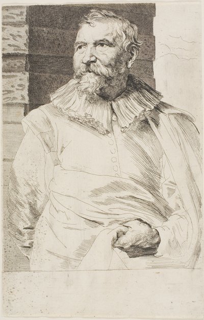 Adam van Noort door Anthony van Dyck