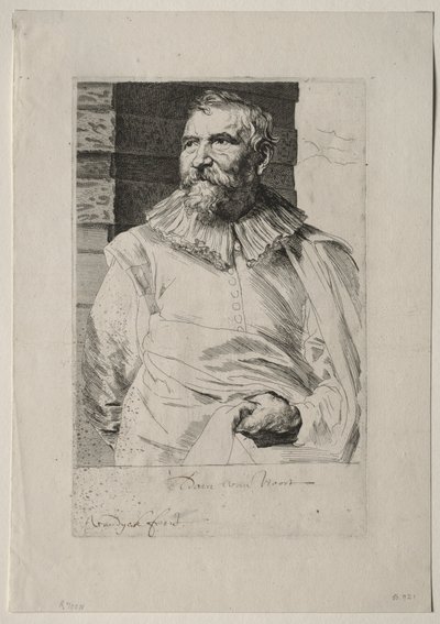 Adam van Noort door Anthony van Dyck