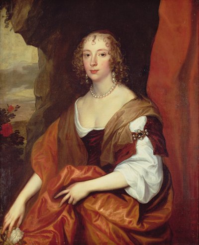 Anne Carr, Gravin van Bedford, 22 jaar oud door Anthony van Dyck