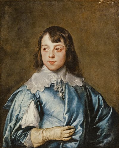 Charles, Lord Strange door Anthony van Dyck