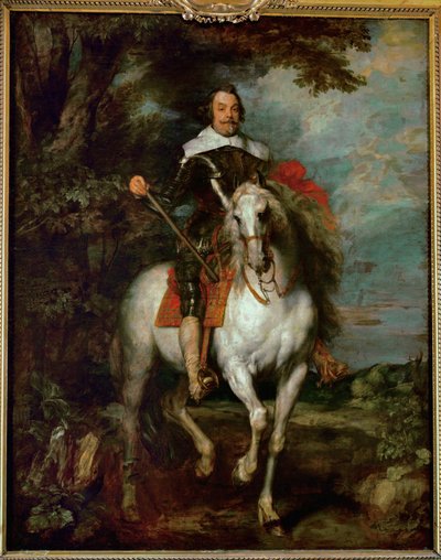 Francisco de Moncada, graaf van Ossuna, ambassadeur en commandant van de Spaanse troepen in de Nederlanden ... door Anthony van Dyck